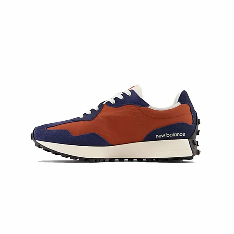 Mens * | Reliable Quality New Balance 327 Orange/Indigo Men Ms327Cv