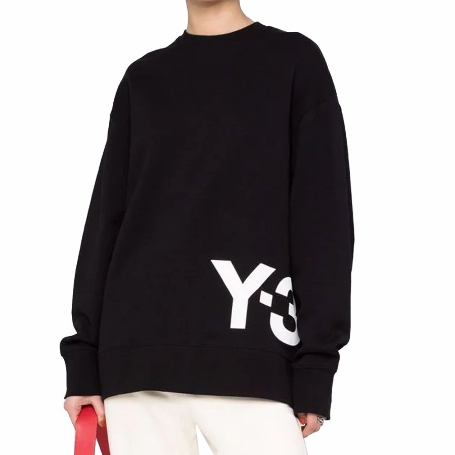 Mens * | Online Store Adidas X Y-3 Ch1 Logo Crew Sweatshirt Black Men Hg8799