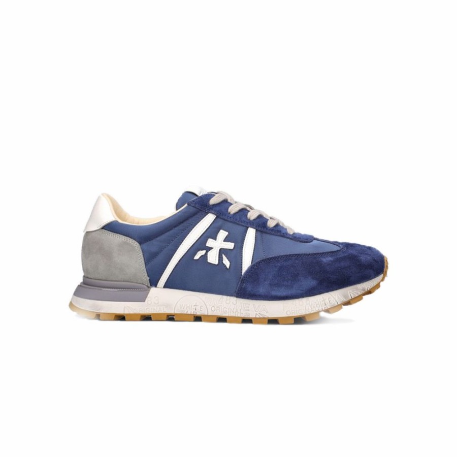 Mens * | Flash Sale Premiata Johnlow Blue Men Johnlow-5185