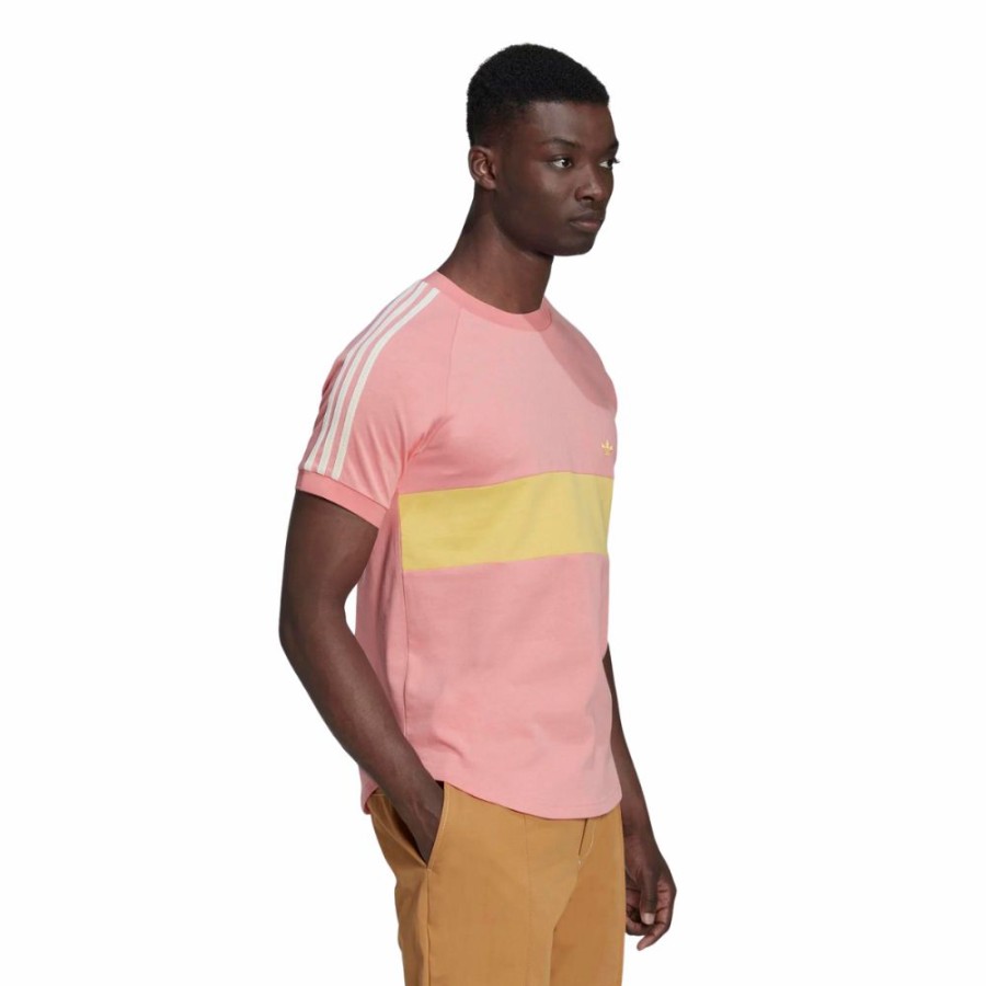 Mens * | Cheap Adidas Wales Bonner Ss Tee Tactile Rose Men Hl8746