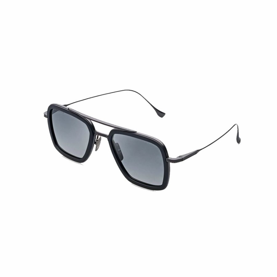 Womens * | Hot Sale Dita Flight 006 Black Iron Gradient Polarized Grey Polarized 7806-N-Blk-Blk-52