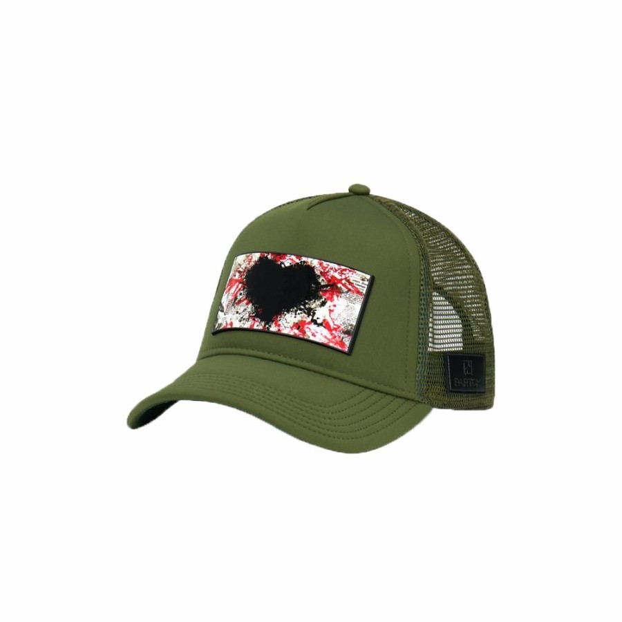 Womens * | Special Partch Trucker Hat Kaki Unisex Partch-Inspyr-Kaki