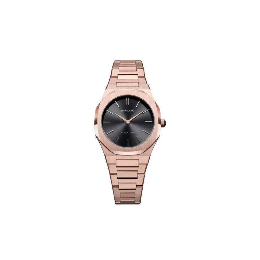 Womens * | Official D1 Milano Ultra Thin Bracelet 34 Mm Rose Night D1-Utbl06