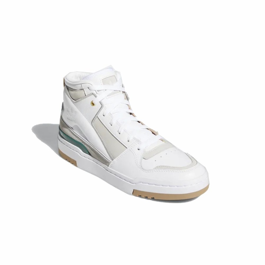 Mens * | Discount Store Adidas Forum Luxe Mid White Men Gx0519