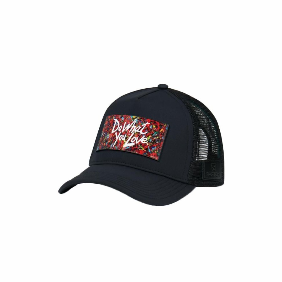 Womens * | Official Partch Trucker Hat Black Unisex Partch-Dwyl-B77-Blk