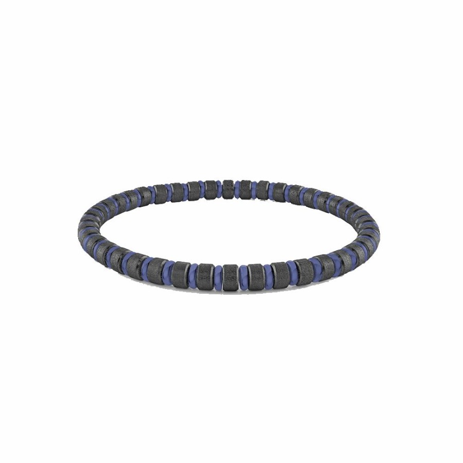 Womens * | Best-Selling Italgem Ali Bracelet Black/Blue Bb-314-8