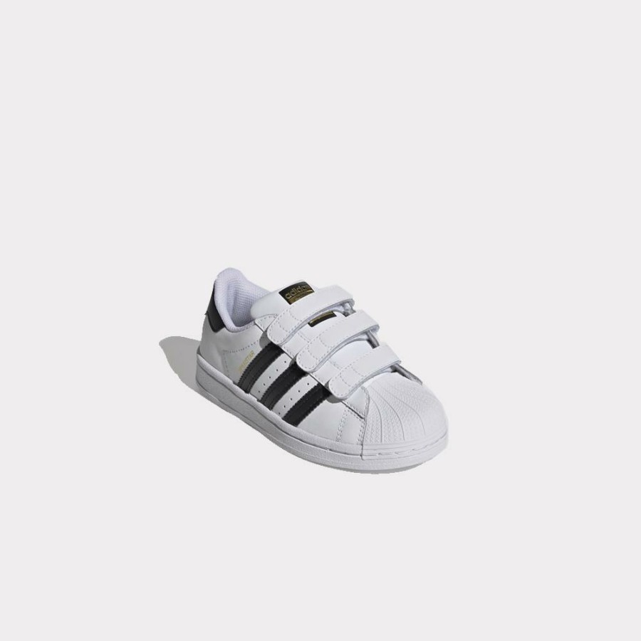 Kids * | Latest Adidas Superstar White/Black Kids Ef4838