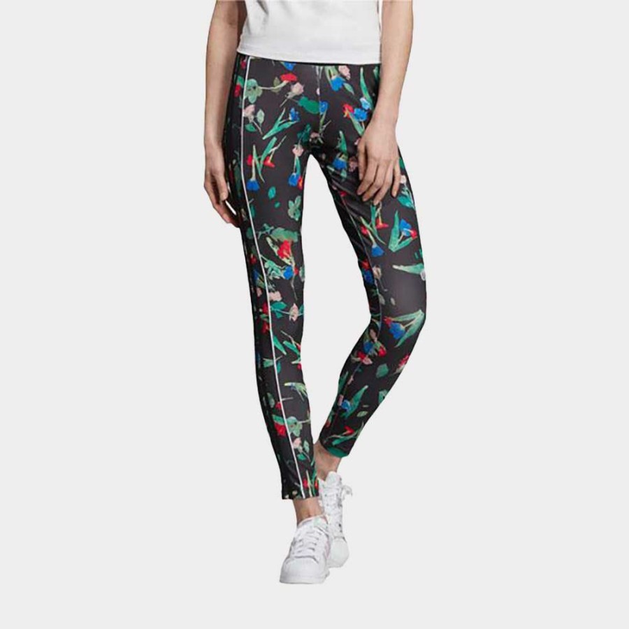 Womens * | Sale Adidas Floral Allover Print Tights Multicolor Ec5773