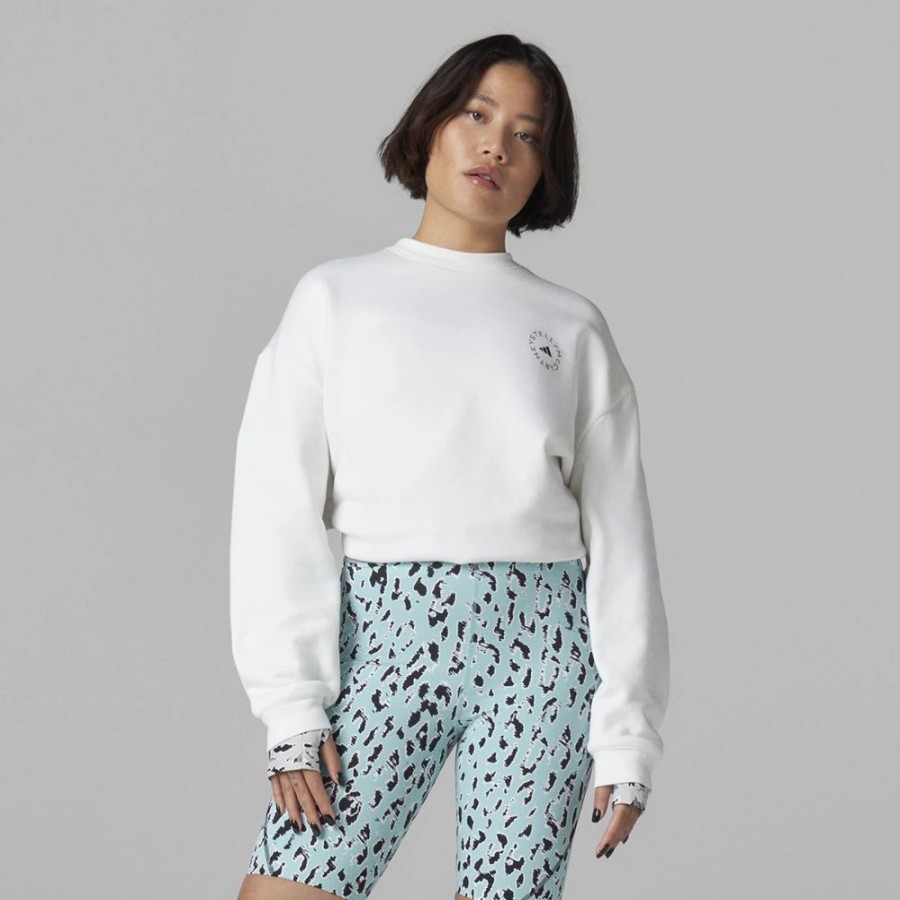 Womens * | Online Store Adidas By Stella Mccartney Swearshirt White Women H59978