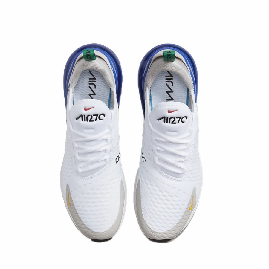 Mens * | Shop New Nike Air Max 270 White/Game Royal/Malachite/University Red Men Dv3731-100