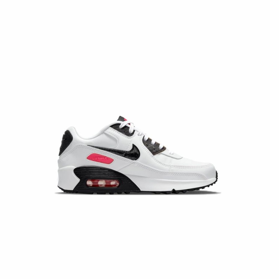 Kids * | Shop New Nike Air Max 90 Ltr Se White/Very Berry/Black Gs Dh2605-100