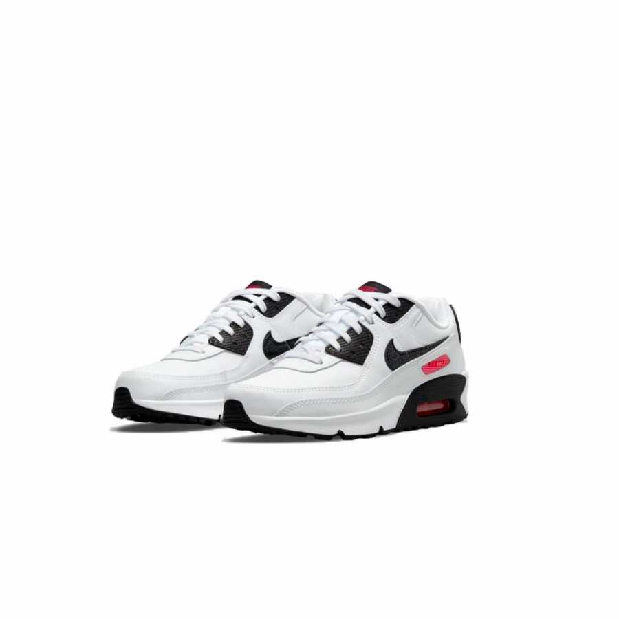 Kids * | Shop New Nike Air Max 90 Ltr Se White/Very Berry/Black Gs Dh2605-100