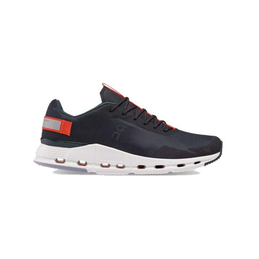 Mens * | Featured On Shoes Cloudnova Form Black/Flame Men 26.98484