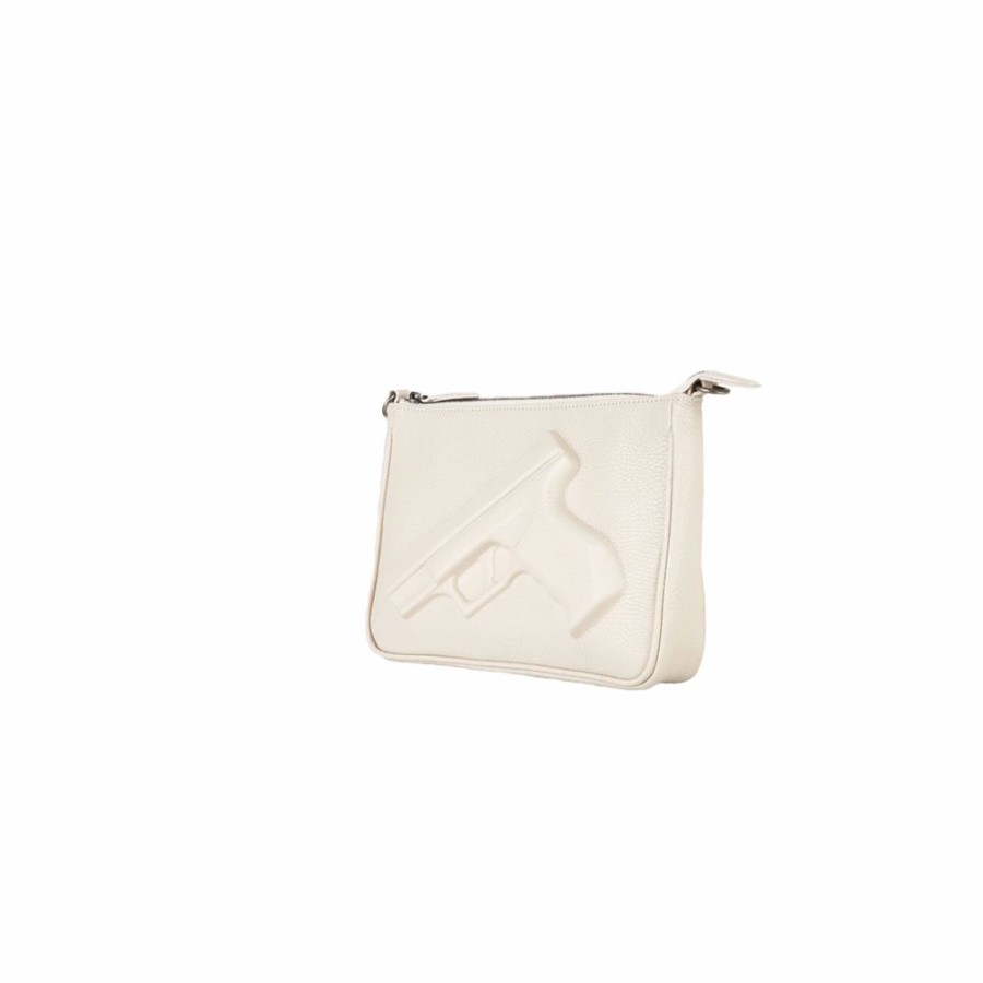 Womens * | Excellent Quality Vlieger & Vandam Purse Gun Off-White 12701-Offwhite