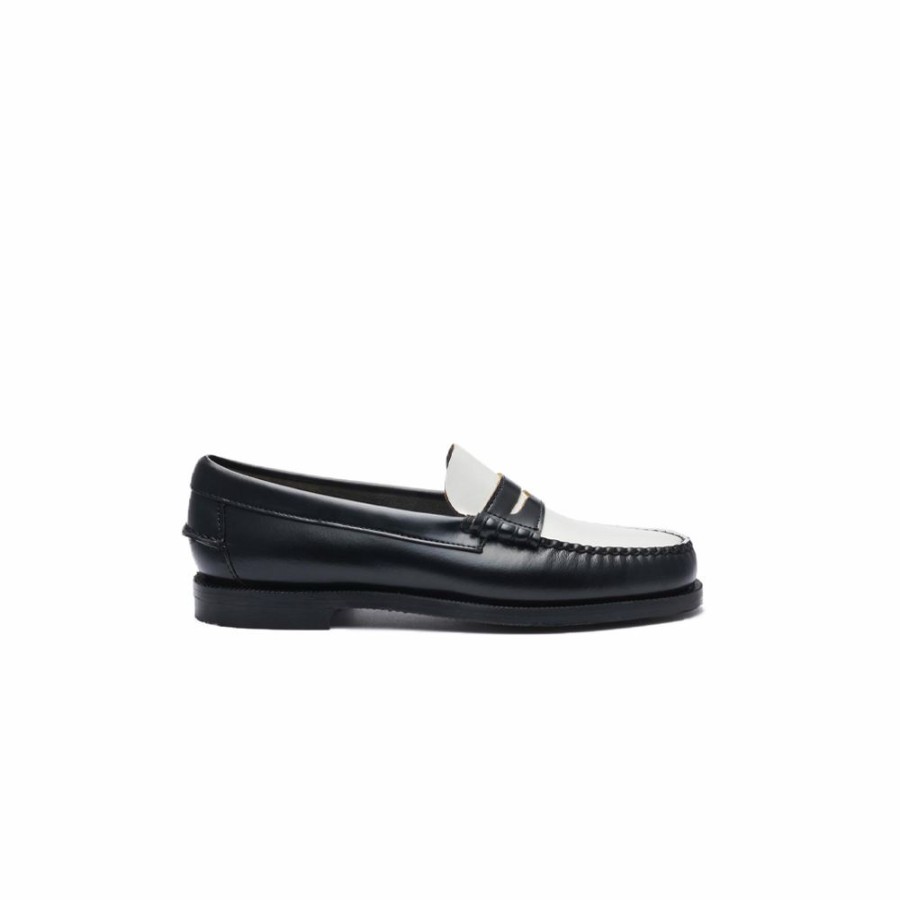 Womens * | Best-Selling Sebago Classic Dan Black/White Women 7001530-987