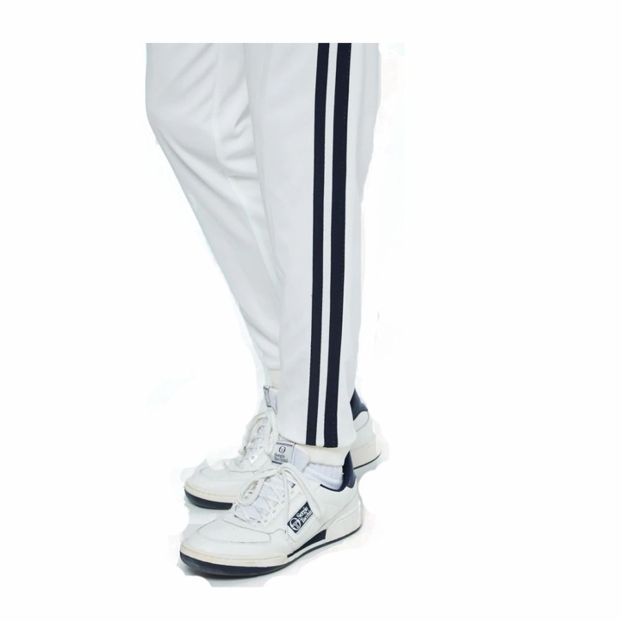 Mens * | Featured Sergio Tacchini Track Pants Young Line White/Night Sky Men Stms2138955-121