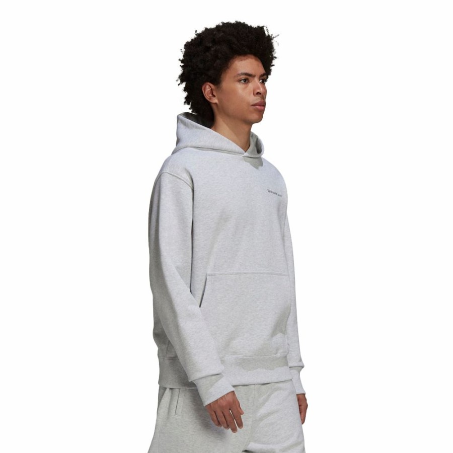 Womens * | Cheap Adidas Originals X Pharrell Williams Basic Hoodie Grey Unisex H58294