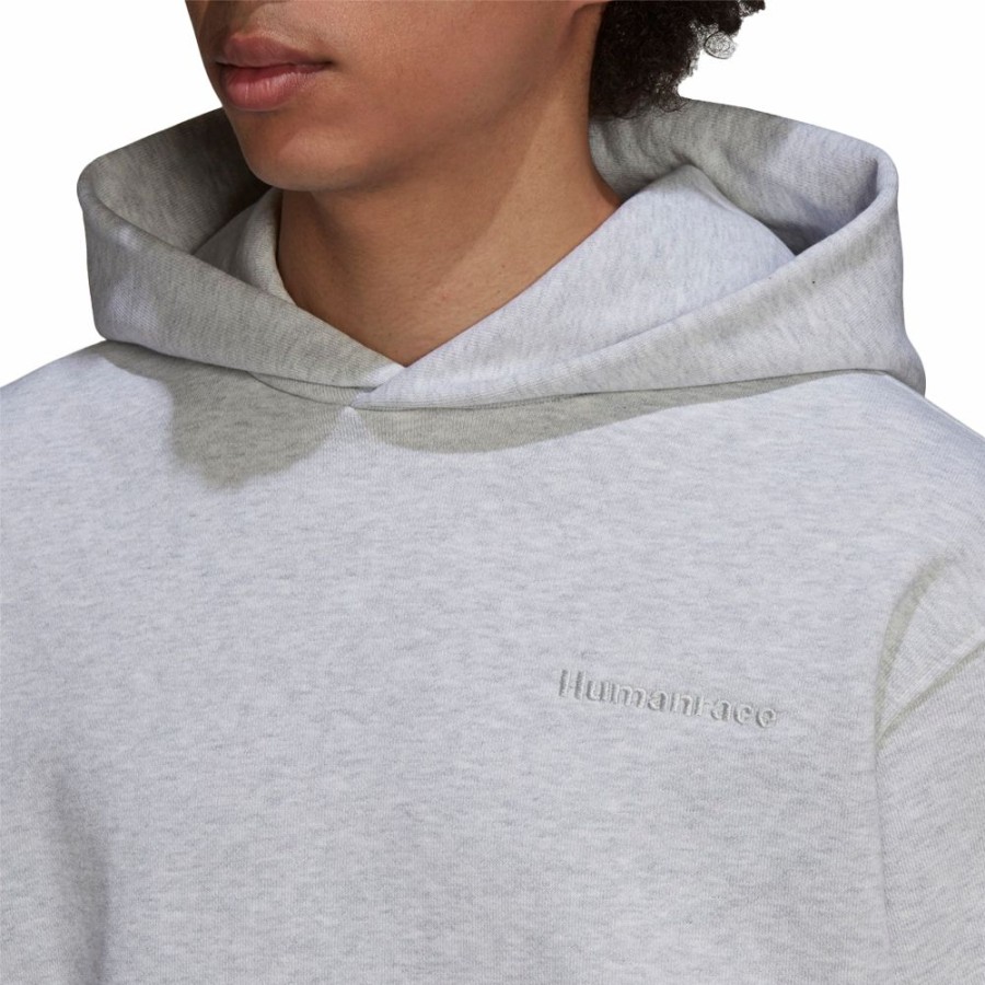 Womens * | Cheap Adidas Originals X Pharrell Williams Basic Hoodie Grey Unisex H58294