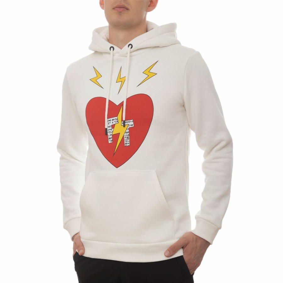 Mens * | Official Fabrice Tardieu Hoodie Good Vibes Star Ft Cream Unisex Fthhc