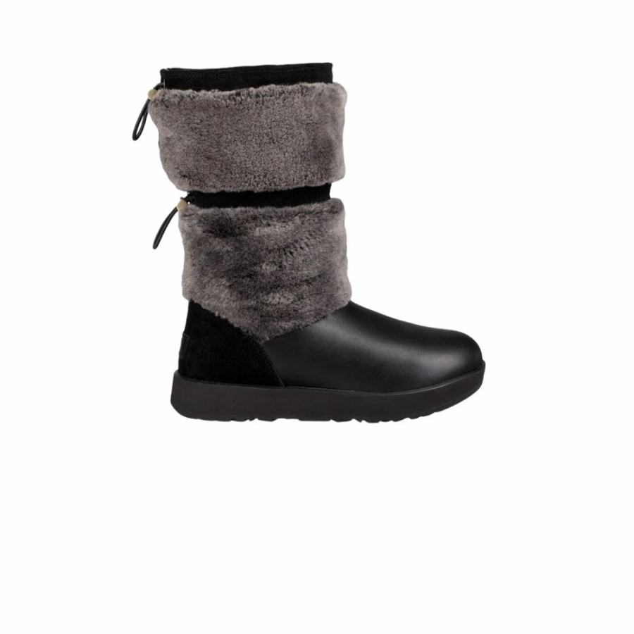 Womens * | Featured Ugg Reykir Waterproof Black Women 1018604-Blk