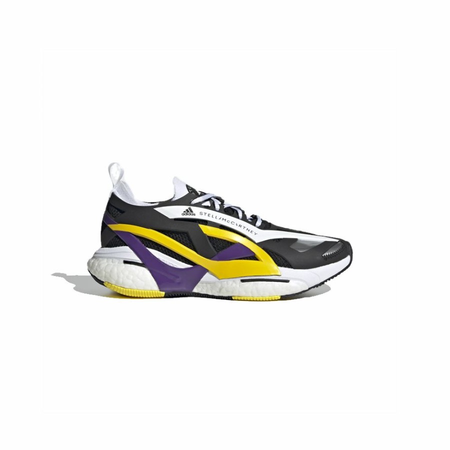 Womens * | Clearance Adidas By Stella Mccatney Solarglide Black/Purple/Yellow Women Gx9858