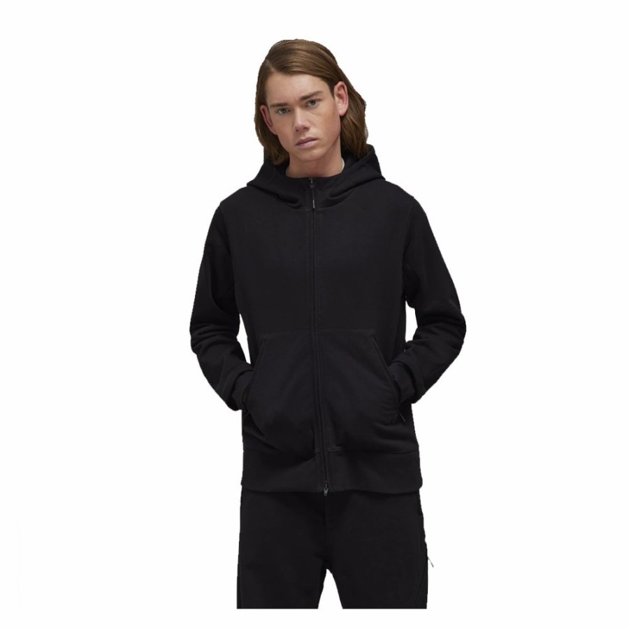 Mens * | Featured Adidas X Y-3 Classic Terry Hoodie Black Men Hf2147