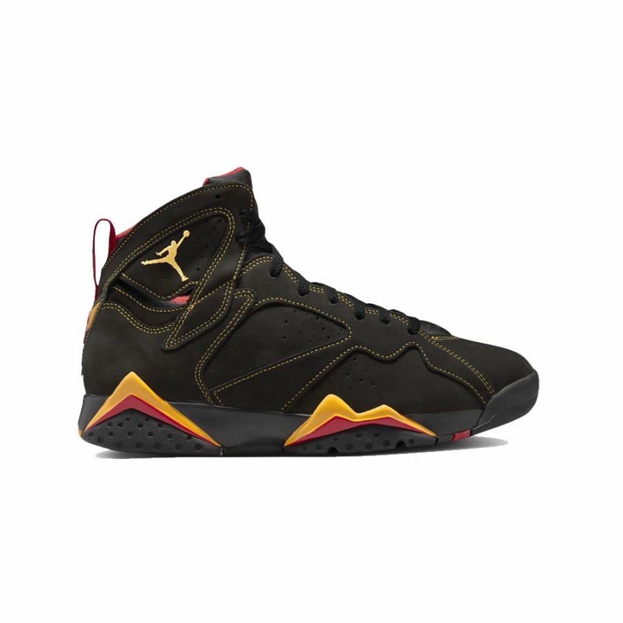 Mens * | Cheap Nike Air Jordan 7 Retro Black/Varsity Red/Citrus Men Cu9307-081