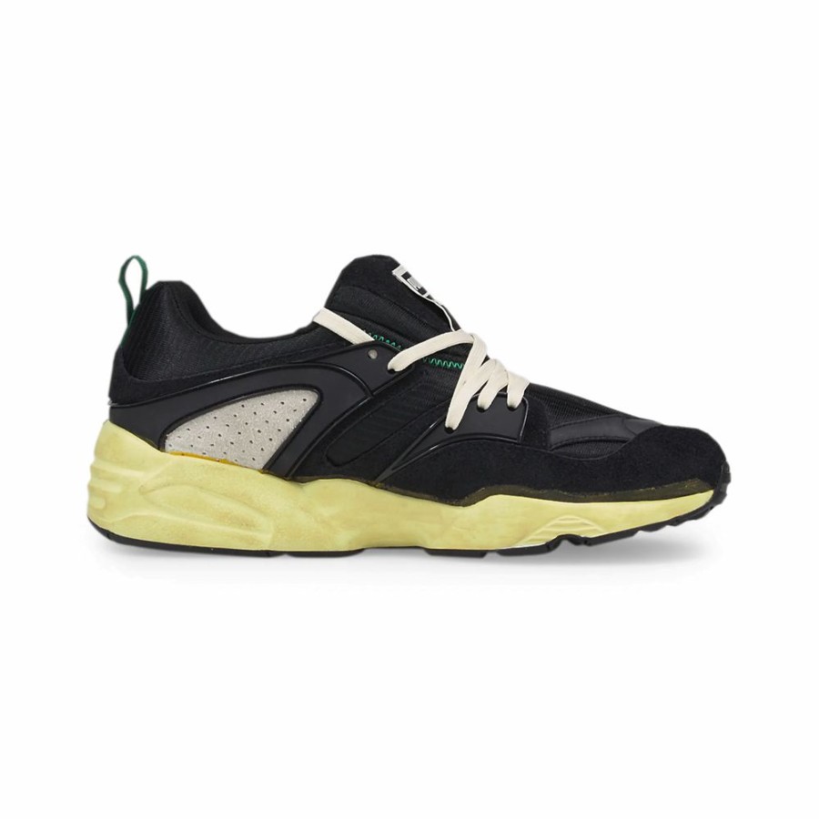 Mens * | Discount Store Puma Blaze Of Glory The Neverworn Sneakers Black/White-Yellow Men 384405-01