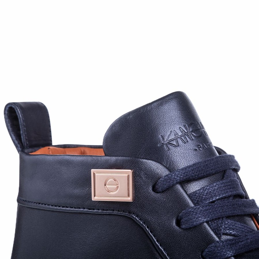 Mens * | Exclusive Kanovitch High Blue Navy Men Kanovitch-001Navyblue