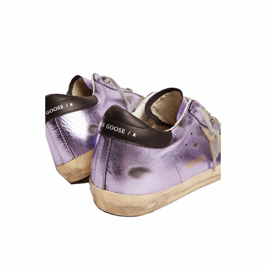 Womens * | Shop New Golden Goose Super Star Laminated Lavander Women Gwf00101.F002521.45353