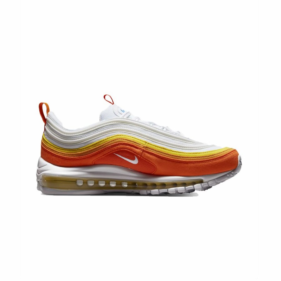 Mens * | High Quality Nike Air Max 97 Rush Orange/Vivid Sulfur/Light Curry/White Men Dq8237-800