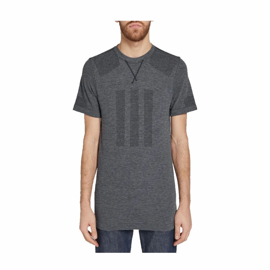 Mens * | Official Adidas Day One Base Layer Tee Grey Men Cw9976