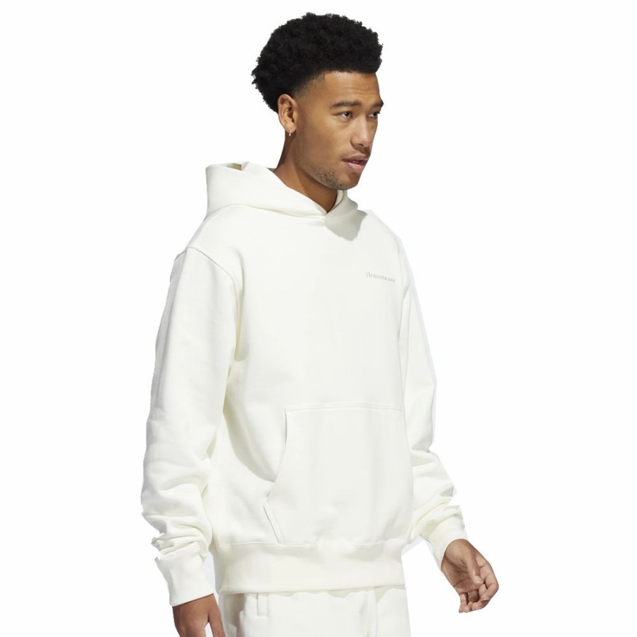 Mens * | Online Store Adidas Originals X Pharrell Williams Basic Hoodie White Unisex Hf9906