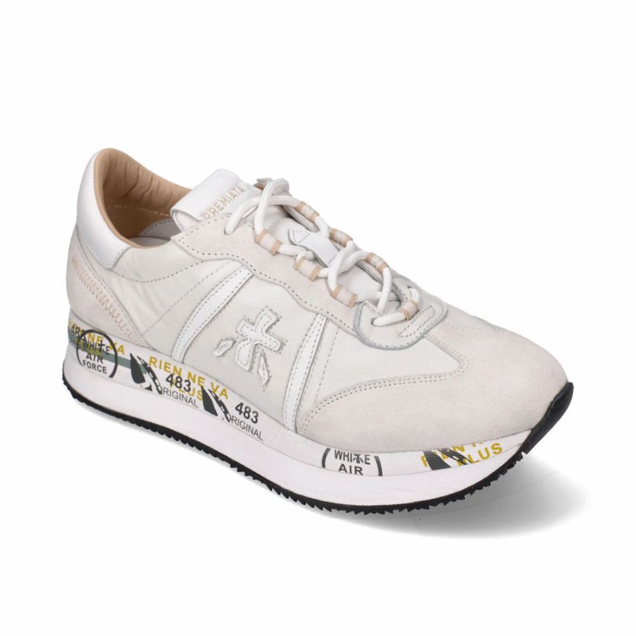 Womens * | Featured Premiata Conny 5611 White Women Conny-5611