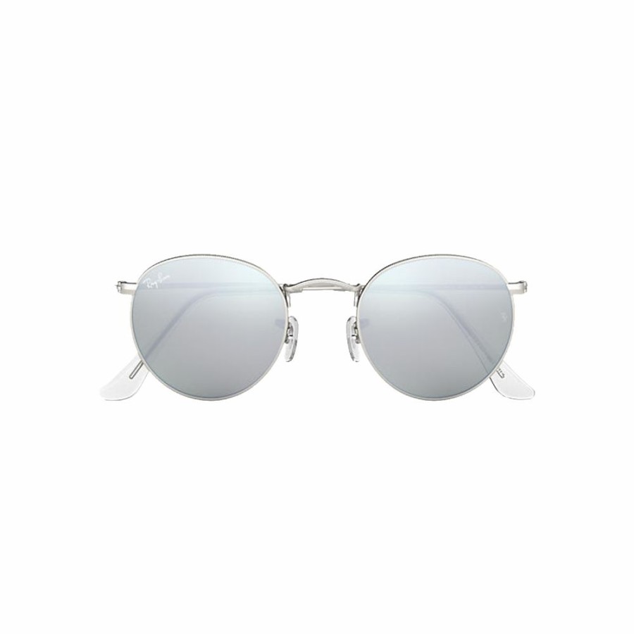 Womens * | Featured Ray Ban Round Metal Matte Silver 0Rb3447-019/30