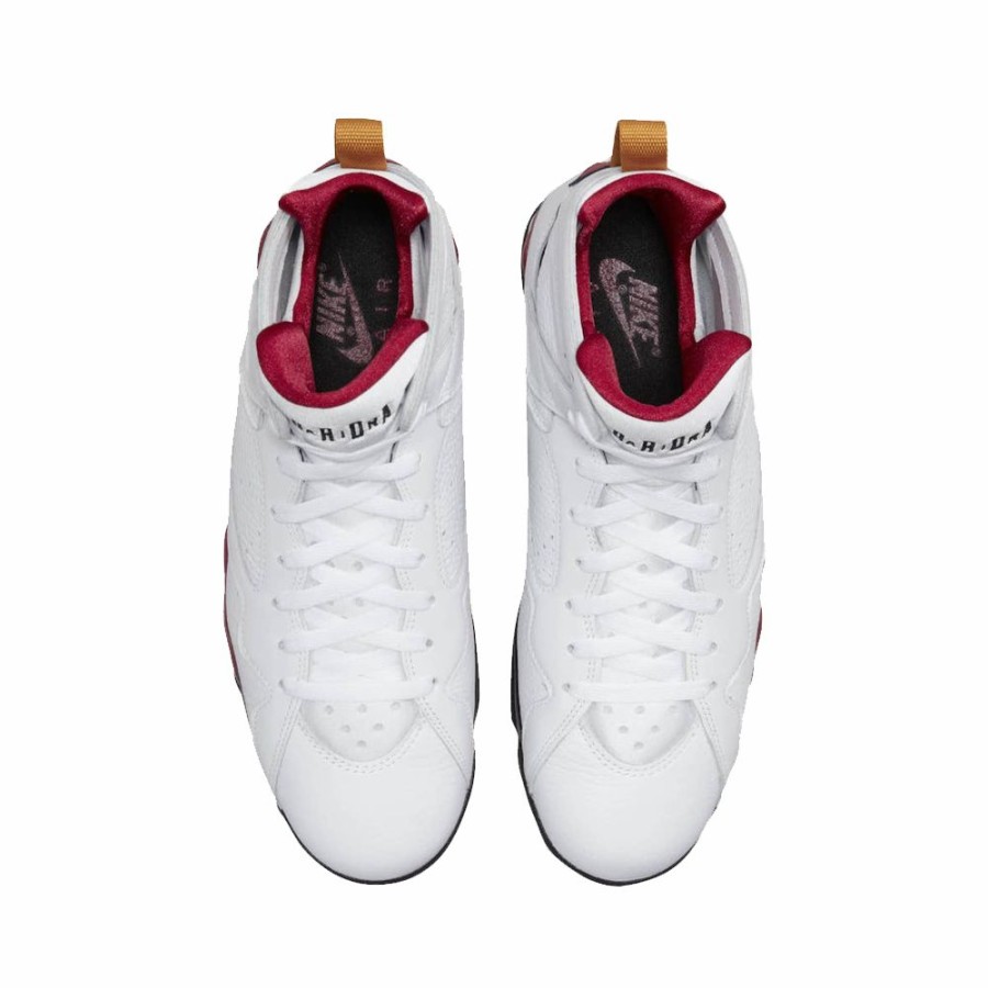 Mens * | Online Store Nike Air Jordan 7 Retro White/Cardinal Red/Chutney/Black Men Cu9307-106