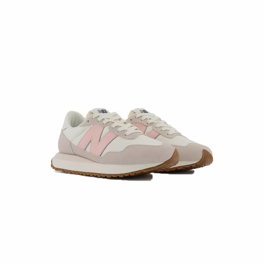 Womens * | Good Quality New Balance 327 Sea Salt With Pink Haze Women Ws237Ga