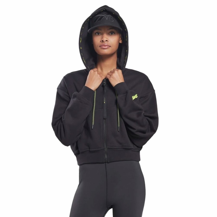 Womens * | Reliable Quality Reebok X Victoria Beckham Zip Up Hoodie Black Women H61237