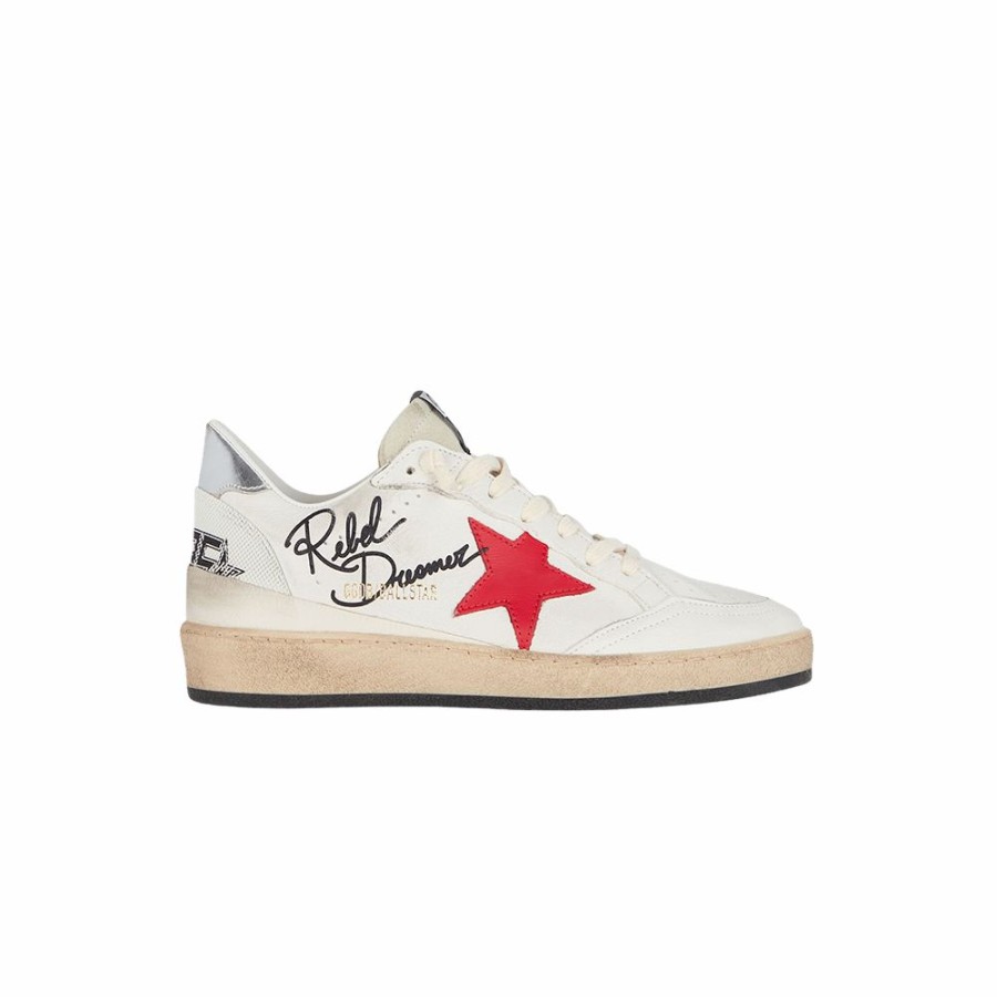 Womens * | Online Store Golden Goose Ball Star Leather Upper And Star Laminated Heel Multifoxing Women Gwf00117.F000862.10418