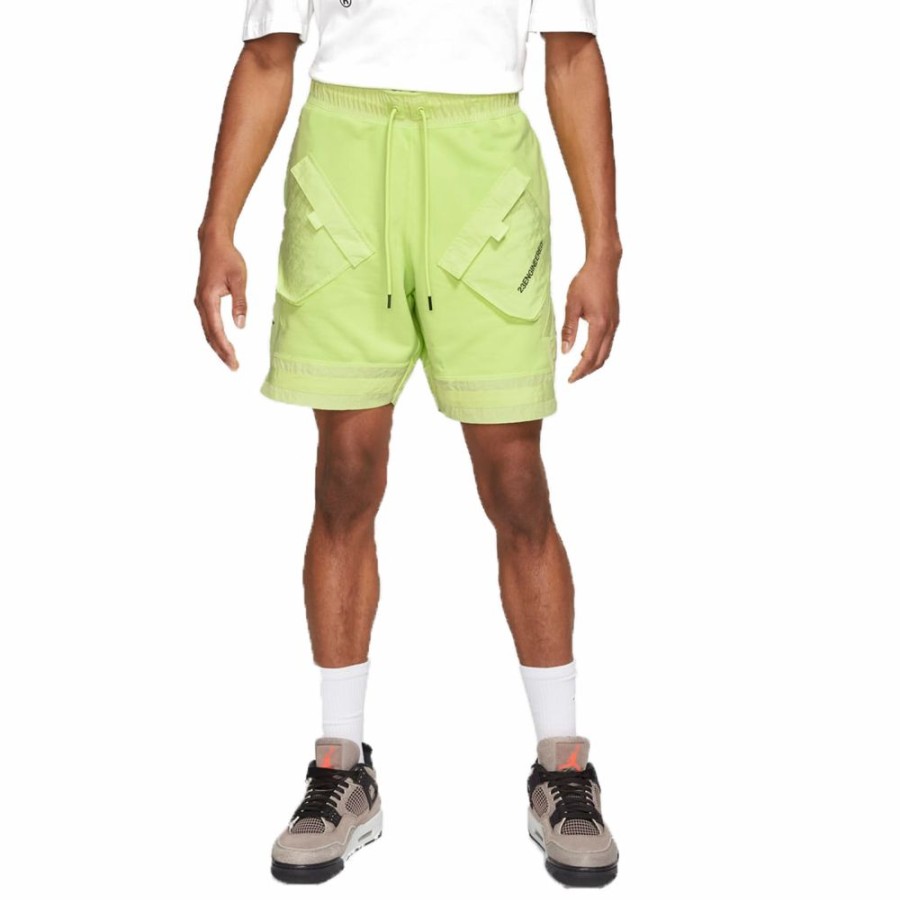 Mens * | Discount Store Nike Jordan 23 Engineered Fleece Short Light Lemon/Olive Men Da7202-745