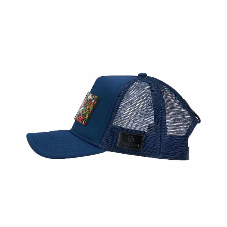 Womens * | Online Store Partch Trucker Hat Navy Unisex Partch-G11-Dwyl