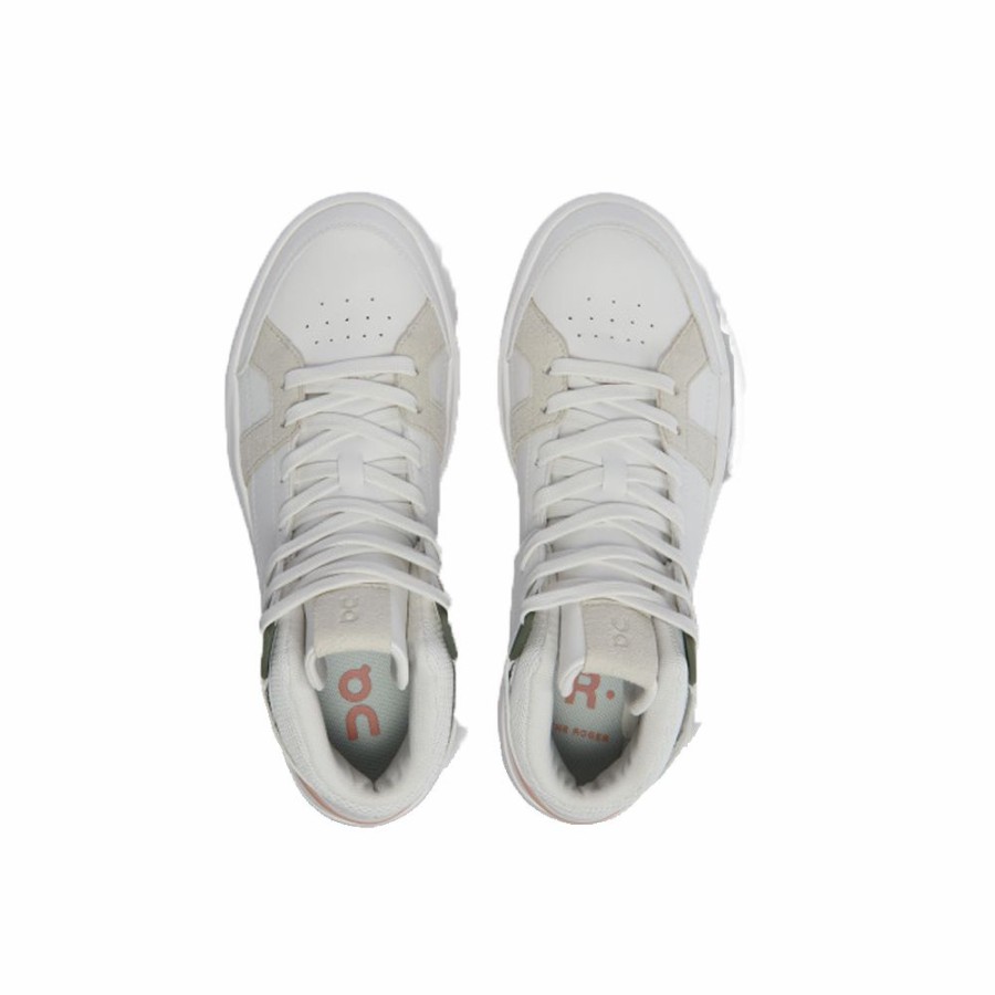 Womens * | Sells Cheap On Shoes The Roger Clubhouse Mid 1 White/Rose Women 98.98497