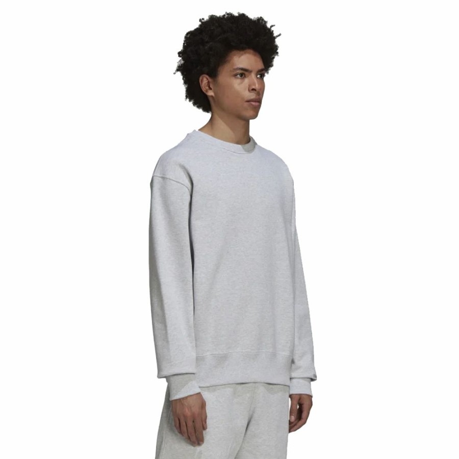 Mens * | Shop New Adidas Originals X Pharrell Williams Basic Crew Sweatshirt Grey H58316